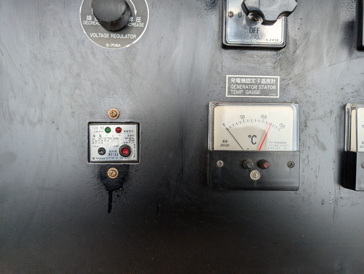 Yahoo!オークション - デンヨー発電機 メーターパネルDCA-500SSA Yahoo!オークション - デンヨー発電機 メーターパネルDCA-500SSA