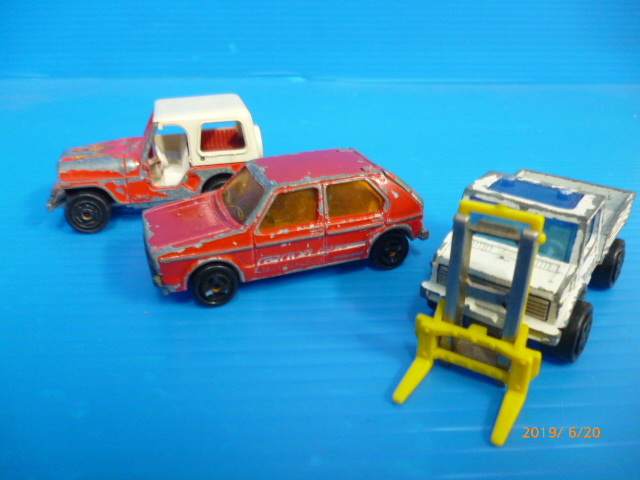 Majorette / MajoRette retro minicar 3 pcs. set Yamato 60 size shipping general family .. general storage goods dirt aged deterioration have secondhand goods [C-885]