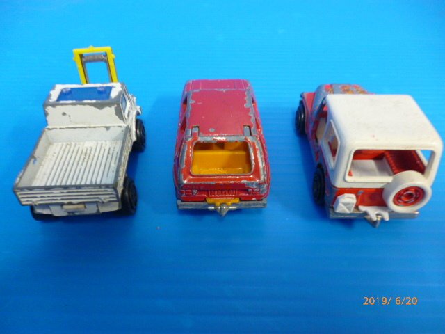 Majorette / MajoRette retro minicar 3 pcs. set Yamato 60 size shipping general family .. general storage goods dirt aged deterioration have secondhand goods [C-885]