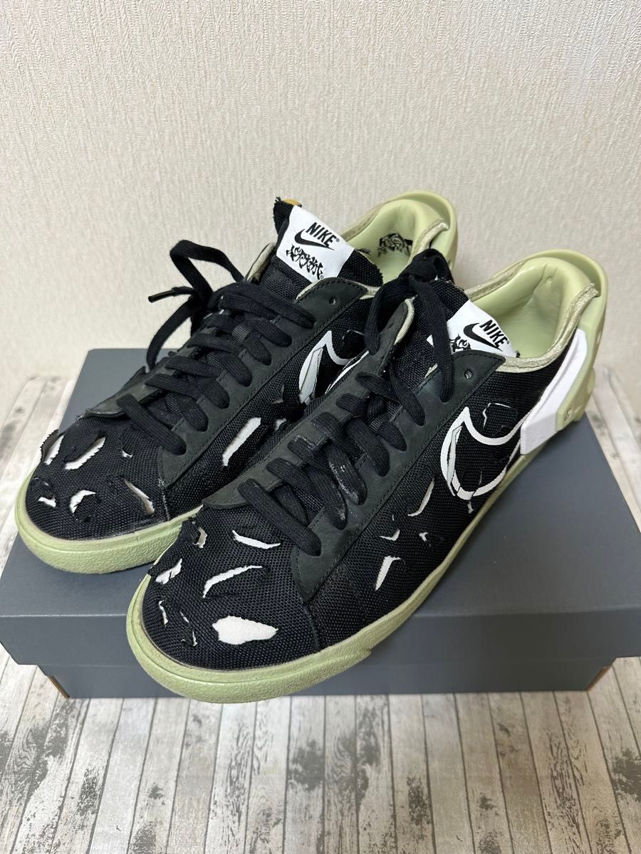 美品ACRONYM × Nike Blazer Low ブレザーロー スニーカー ナイキ 美品ACRONYM × Nike Blazer Low ブレザーロー スニーカー ナイキ