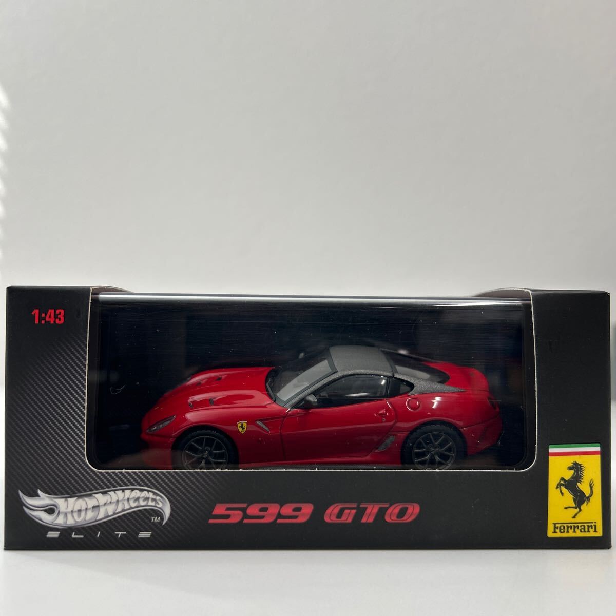 Hotwheels ELITE 1/43 Ferrari 599 GTO ホットウィール エリート フェラーリ 599GTO 限定 ミニカー モデルカー