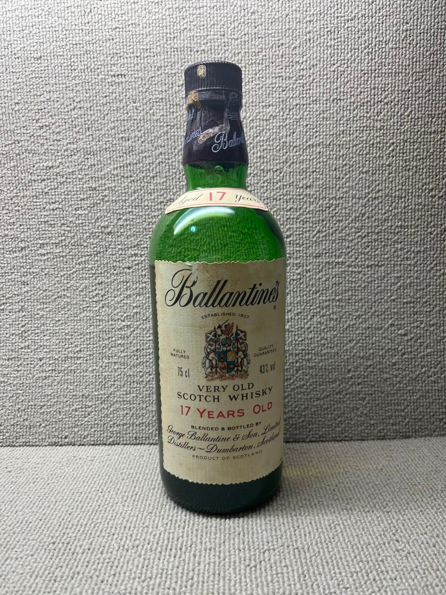 バランタイン17年 旧ボトル 未開封液面低下訳あり品古酒 バランタイン17年 旧ボトル 未開封液面低下訳あり品古酒