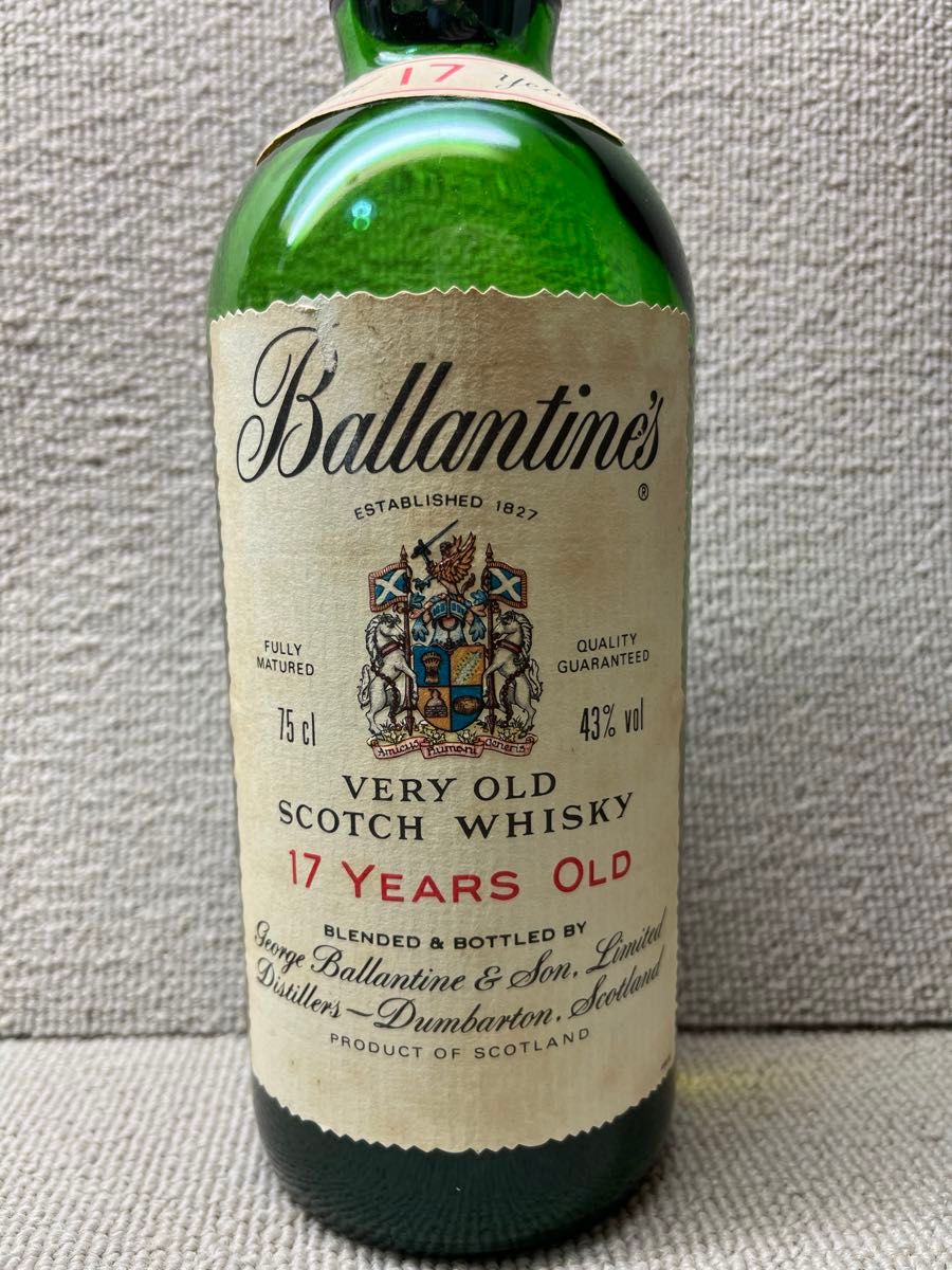 バランタイン17年 旧ボトル 未開封液面低下訳あり品古酒 バランタイン17年 旧ボトル 未開封液面低下訳あり品古酒