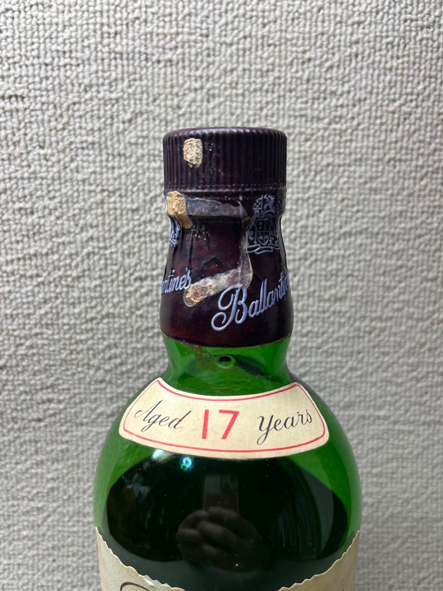 バランタイン17年 旧ボトル 未開封液面低下訳あり品古酒 バランタイン17年 旧ボトル 未開封液面低下訳あり品古酒