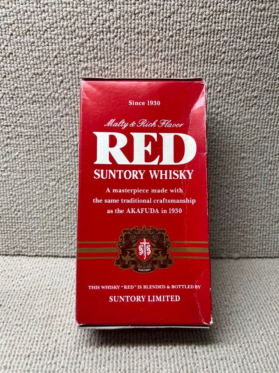 サントリーレッド ミニボトル2本セット 180ml 堂島浜表記80年代 サントリーレッド ミニボトル2本セット 180ml 堂島浜表記80年代