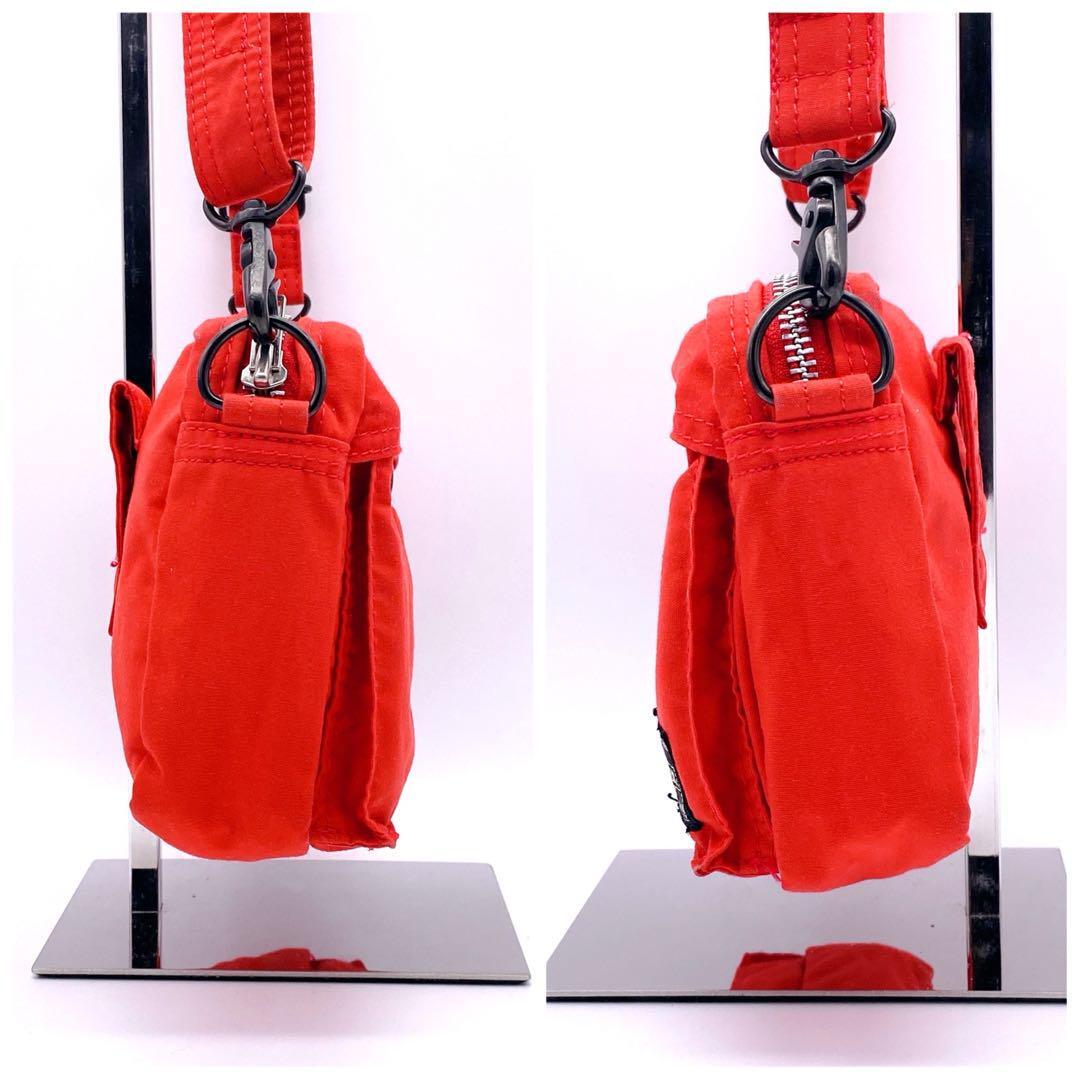 希少】吉田カバン ポーター PORTER ショルダーバッグ レッド RED 希少】吉田カバン ポーター PORTER ショルダーバッグ レッド RED