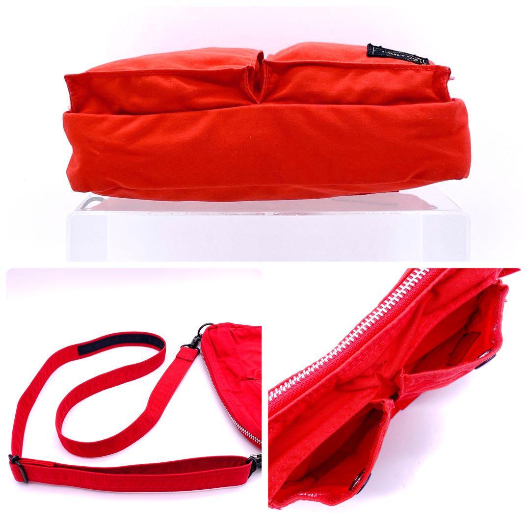 希少】吉田カバン ポーター PORTER ショルダーバッグ レッド RED 希少】吉田カバン ポーター PORTER ショルダーバッグ レッド RED