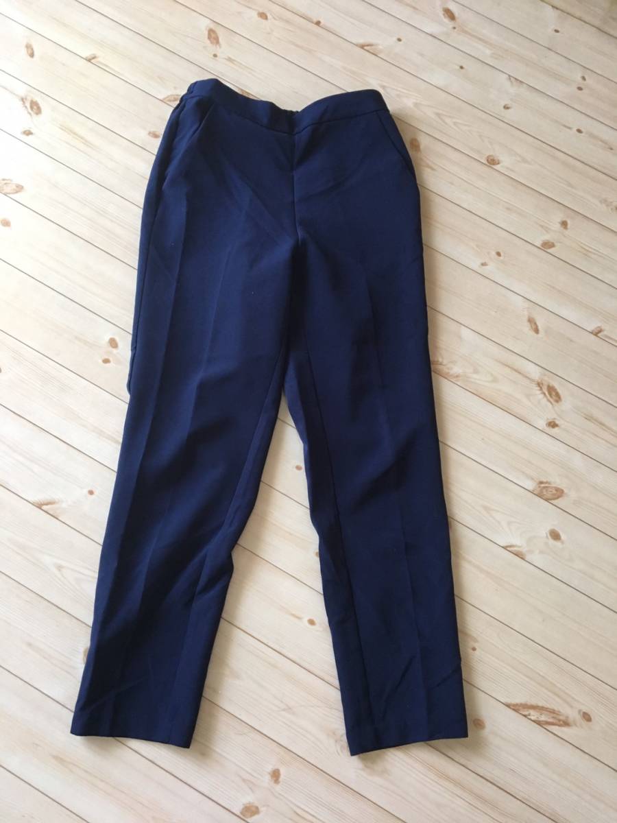 【美品】★GU★パンツ 紺 L (KN10L450)