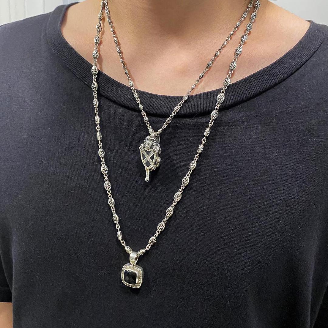 Justin Davis TINY CROSS チェーン 浮腫ま ネックレス Justin Davis TINY CROSS チェーン 浮腫ま ネックレス