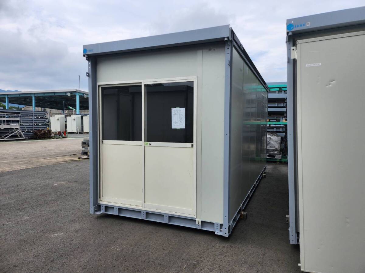 愛知発】スーパーハウス コンテナ 物置 ユニットハウス 4坪 中古 愛知発】スーパーハウス コンテナ 物置 ユニットハウス 4坪 中古