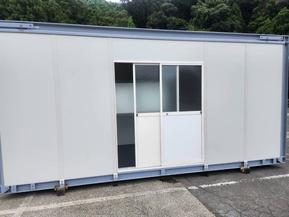 愛知発】スーパーハウス コンテナ 物置 ユニットハウス 4坪 中古 愛知発】スーパーハウス コンテナ 物置 ユニットハウス 4坪 中古