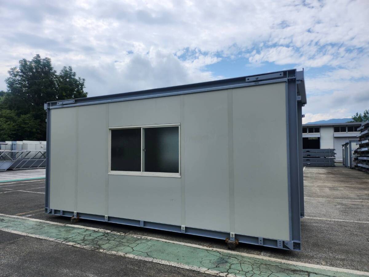 愛知発】スーパーハウス コンテナ 物置 ユニットハウス 4坪 中古 愛知発】スーパーハウス コンテナ 物置 ユニットハウス 4坪 中古