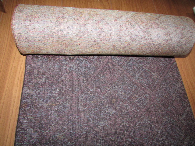 500 иен скидка ( кимоно магазин * поставка со склада )( старый ткань *.....* шерсть Deluxe *. цветок узор ткань .. не использовался надеты сяку ткань )