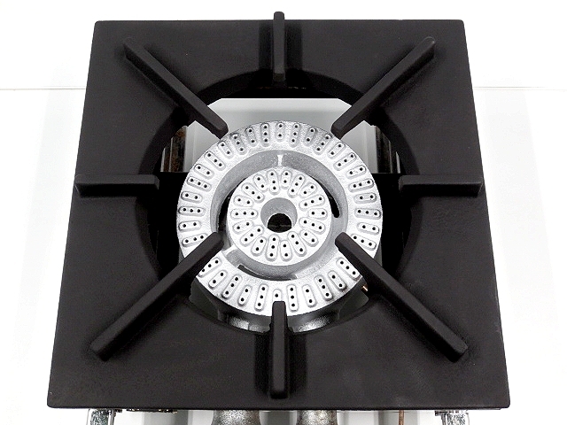 【送料別】★山岡金属工業 ガステーブルコンロ W320×D450×H181 S-1200 2006年式 LPガス 業務用 ガスコンロ コンロ 厨房用品:240709-R1