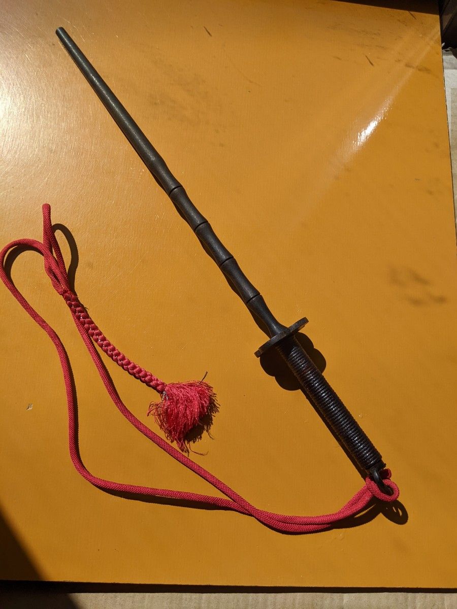 江戸時代 十手 指揮棒 1 時代物 武具 超骨董品 保管品 入手困難 江戸時代 十手 指揮棒 1 時代物 武具 超骨董品 保管品 入手困難