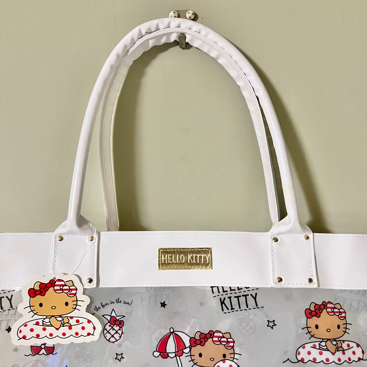 新品タグ付】サンリオ HelloKitty ハローキティ プールバッグ 新品タグ付】サンリオ HelloKitty ハローキティ プールバッグ