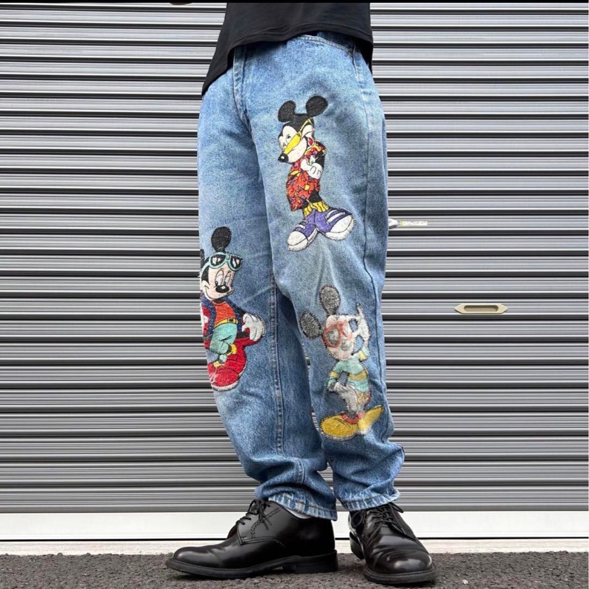 USA製 90s OLD Disney vintage ディズニー パッチワーク 刺繍 USA製 90s OLD Disney vintage ディズニー パッチワーク 刺繍