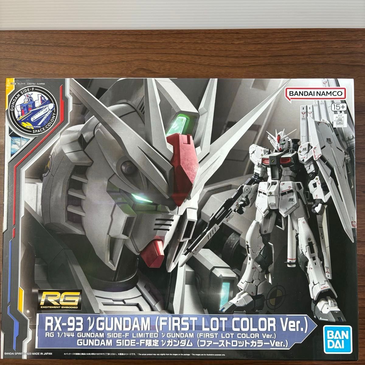 RG GUNDAM SIDE-F限定 νガンダム ファーストロットカラーVer RG GUNDAM SIDE-F限定 νガンダム ファーストロットカラーVer