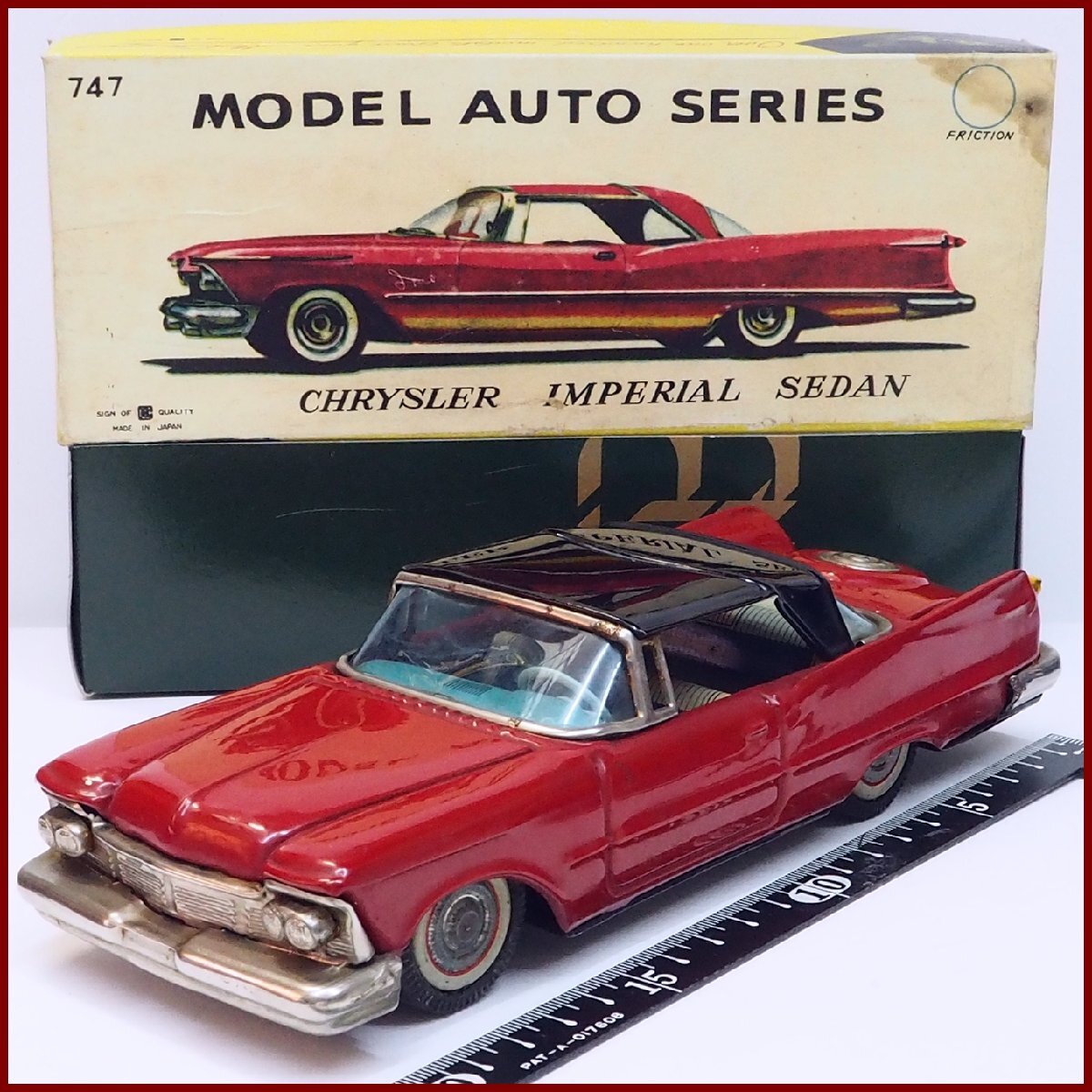 11900円 萬代屋 赤箱747【CHRYSLER IMPERIAL SEDANクライスラー 11900円 萬代屋 赤箱747【CHRYSLER IMPERIAL SEDANクライスラー