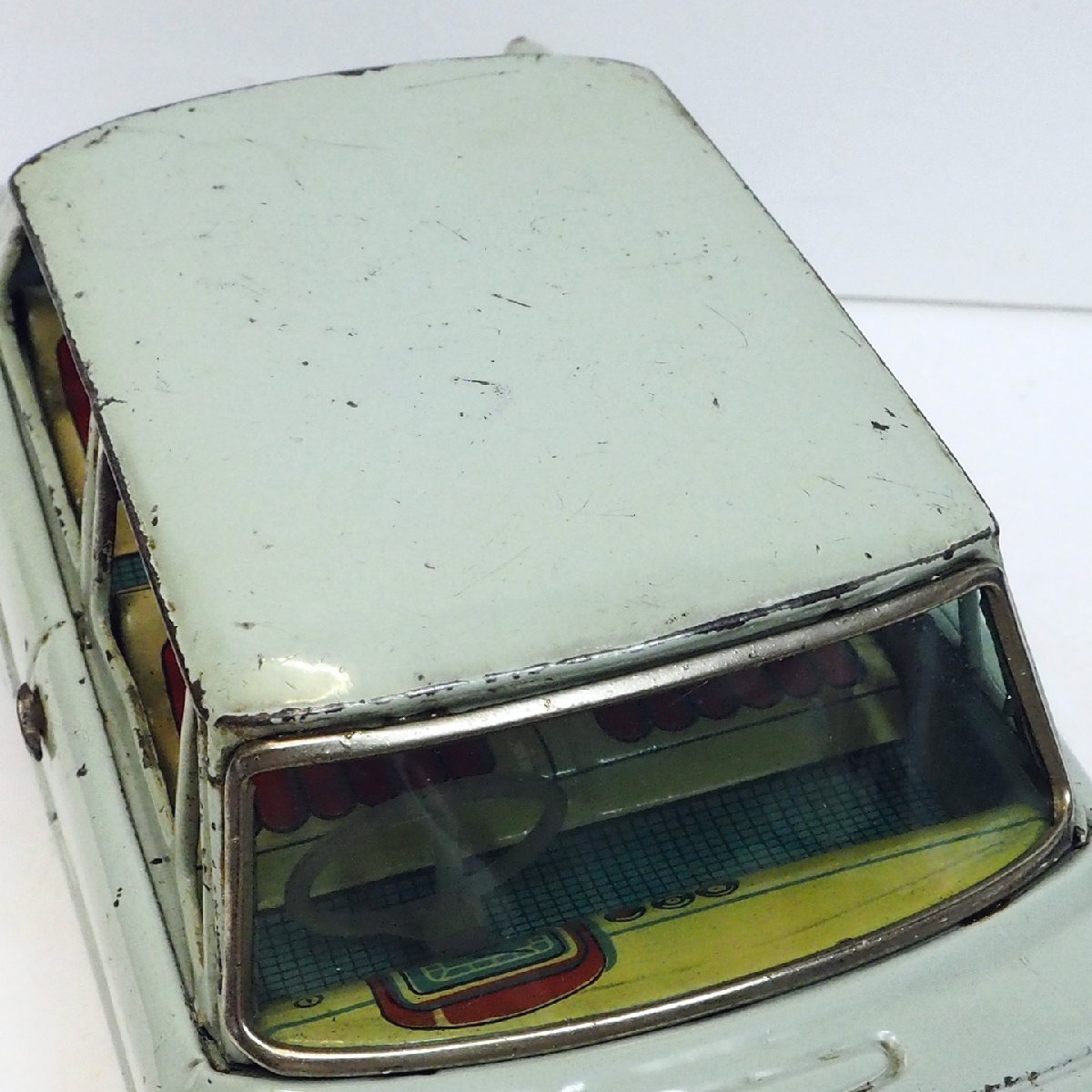萬代屋【トヨタ パブリカ TOYOTA PUBLICA 黄緑グリーン】ブリキ 萬代屋【トヨタ パブリカ TOYOTA PUBLICA 黄緑グリーン】ブリキ