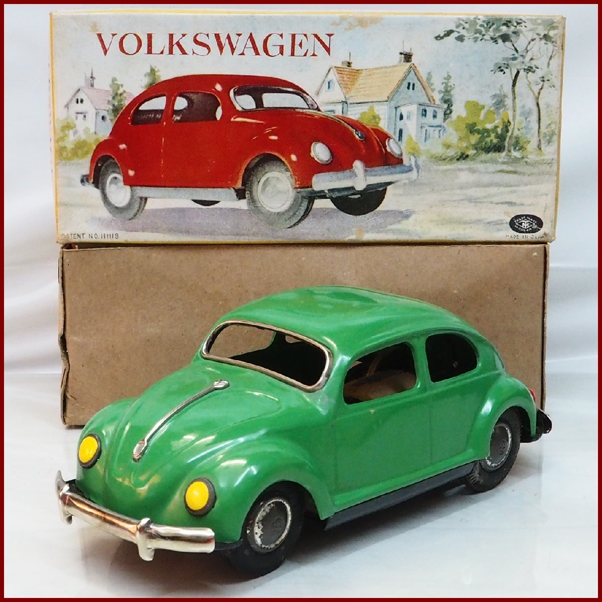増田屋【VOLKSWAGEN Beetle フォルクスワーゲン ビートル黄緑 増田屋【VOLKSWAGEN Beetle フォルクスワーゲン ビートル黄緑