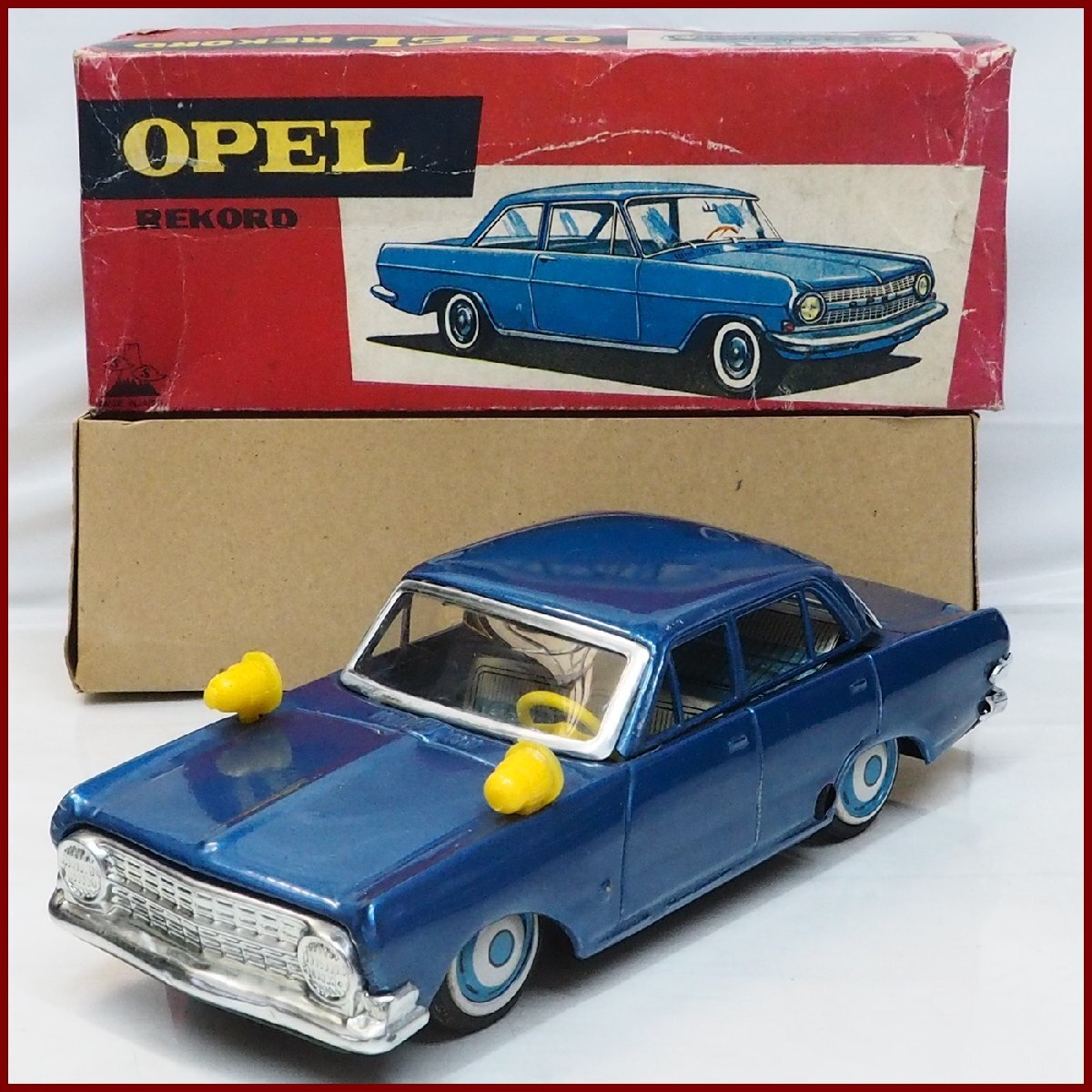 SS【OPEL REKORD オペル レコルト青ブルー フリクション】ブリキ SS【OPEL REKORD オペル レコルト青ブルー フリクション】ブリキ