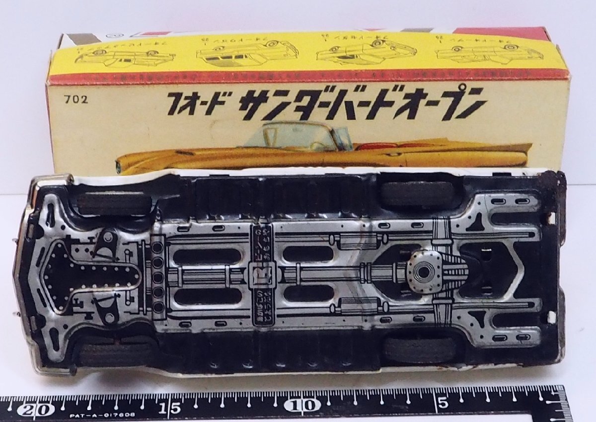 萬代屋 赤箱702【フォード サンダーバード オープンFORD 萬代屋 赤箱702【フォード サンダーバード オープンFORD