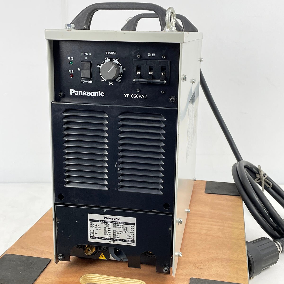 Panasonic Panasonic воздушный плазма режущий станок YP-060PA2 фонарь YT-06PD3TAE имеется 2019 год производства [K5425]