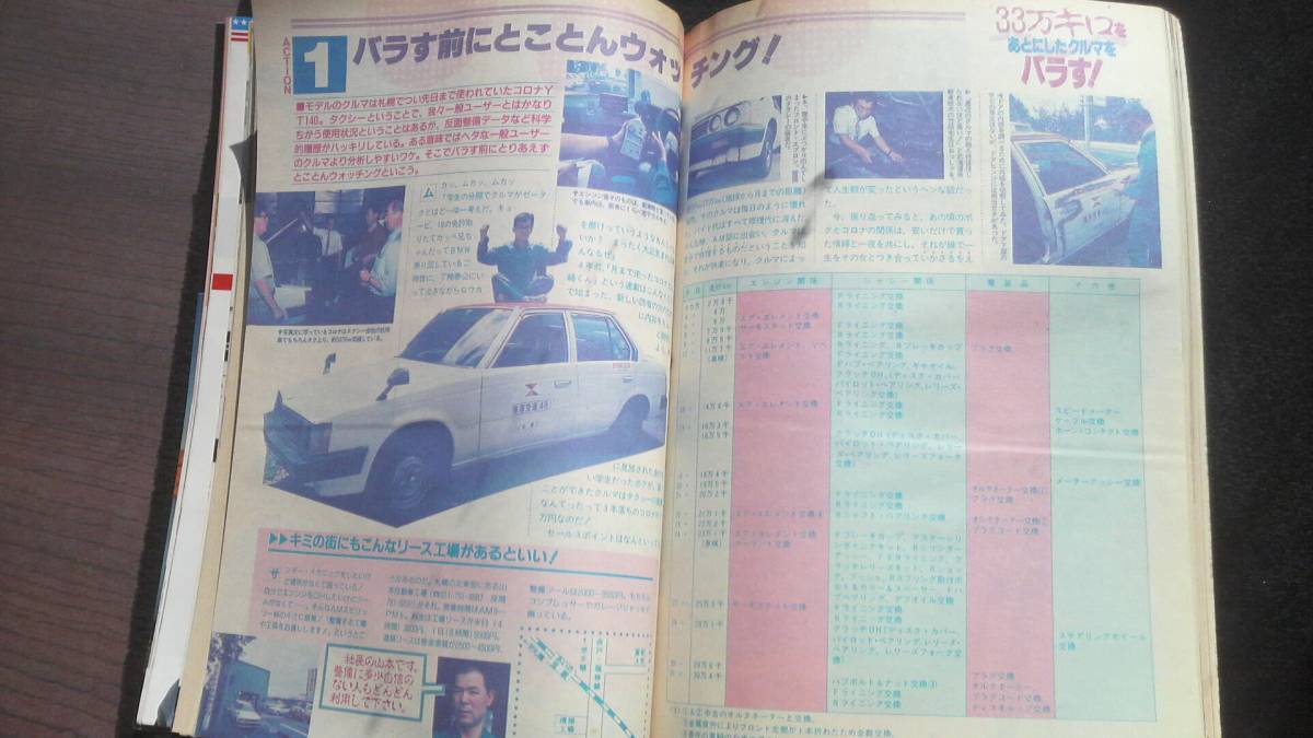 ☆☆　オートメカニック　たまには愛車のメンテナンス 30年位前の雑誌　管理番30B ☆☆_画像9