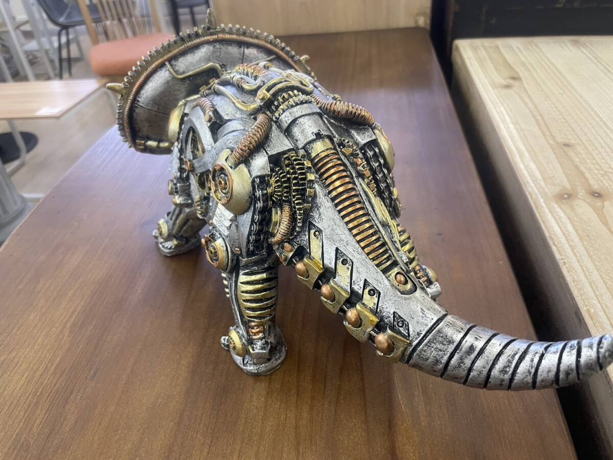 メカ恐竜 トリケラトプス 置物 オブジェ インダストリアル メカ恐竜 トリケラトプス 置物 オブジェ インダストリアル