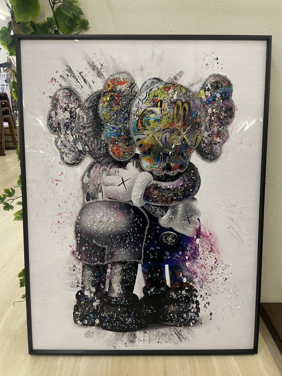 水晶絵 KAWS カウズ コンパニオン アートパネル クリスタル 立体 水晶絵 KAWS カウズ コンパニオン アートパネル クリスタル 立体