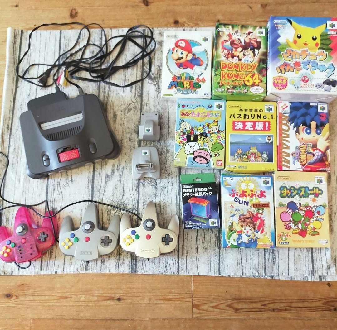NINTENDO64 本体 メモリー拡張パック 振動パック 付属品 人気 NINTENDO64 本体 メモリー拡張パック 振動パック 付属品 人気
