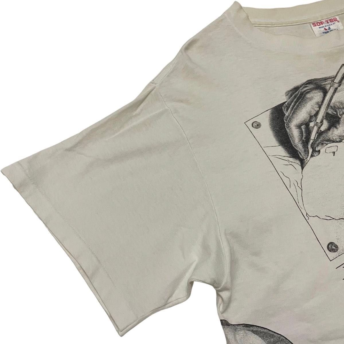 M C ESCHER エッシャー 1990年製 ヴィンテージ Tシャツ Tee M C ESCHER エッシャー 1990年製 ヴィンテージ Tシャツ Tee
