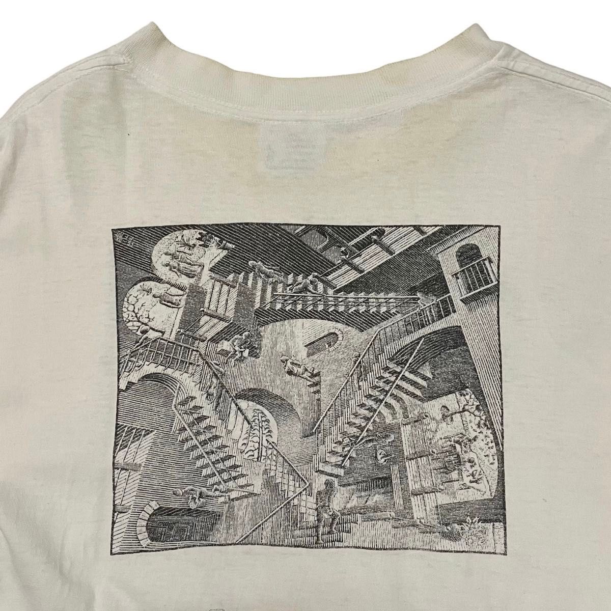 M C ESCHER エッシャー 1990年製 ヴィンテージ Tシャツ Tee M C ESCHER エッシャー 1990年製 ヴィンテージ Tシャツ Tee