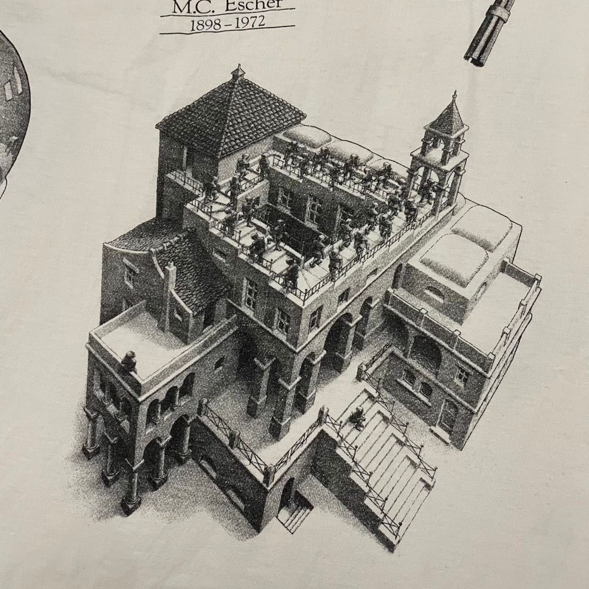 M C ESCHER エッシャー 1990年製 ヴィンテージ Tシャツ Tee M C ESCHER エッシャー 1990年製 ヴィンテージ Tシャツ Tee