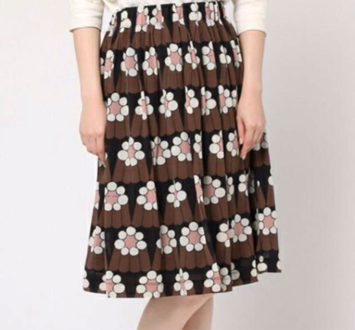 peu pres(プープレ)（アンビデックス）スカート プープレ カヌレ柄 セットアップ カットソー スカート フリー