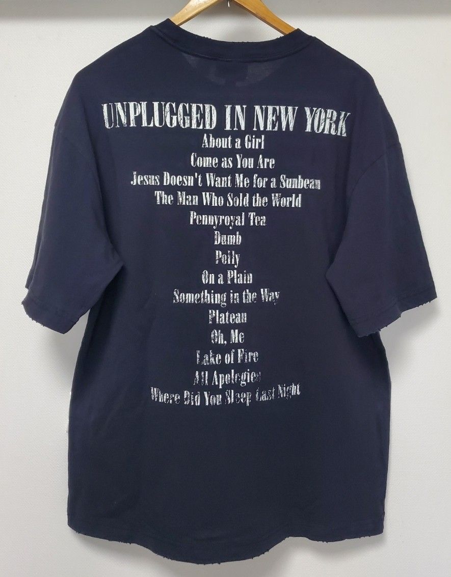NIRVANA ニルヴァーナ Tシャツ ダメージ加工 バンド ユニ NIRVANA ニルヴァーナ Tシャツ ダメージ加工 バンド ユニ
