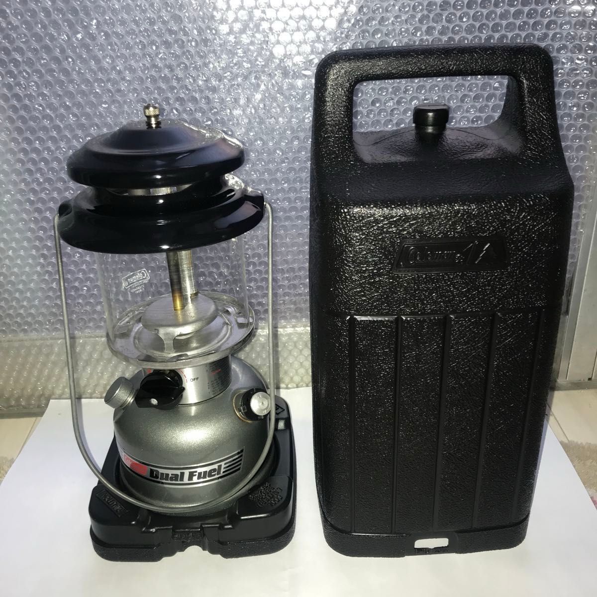 Coleman 2マントル DualFuel 加圧・保持・コック開閉 確認済 Coleman 2マントル DualFuel 加圧・保持・コック開閉 確認済