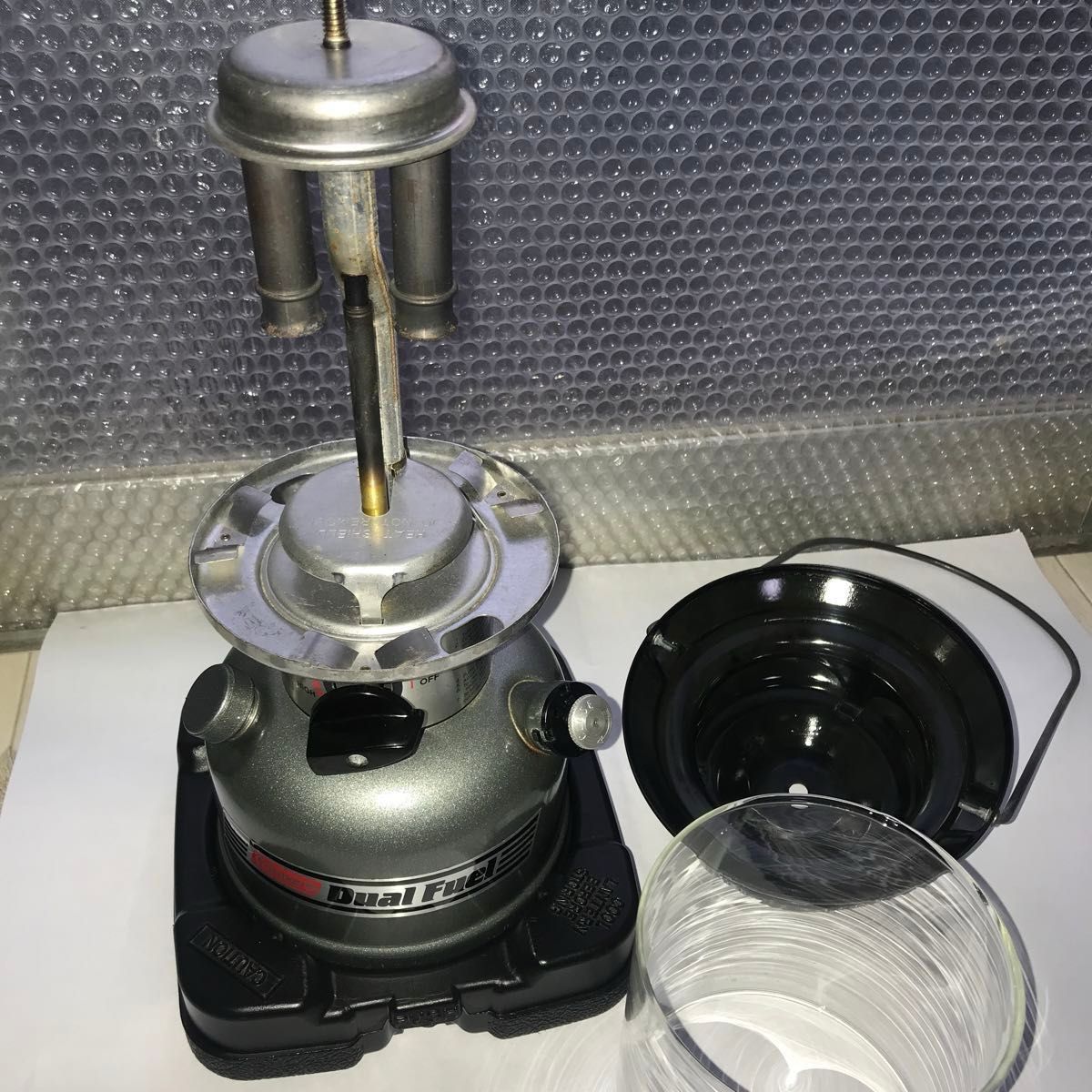 Coleman 2マントル DualFuel 加圧・保持・コック開閉 確認済 Coleman 2マントル DualFuel 加圧・保持・コック開閉 確認済