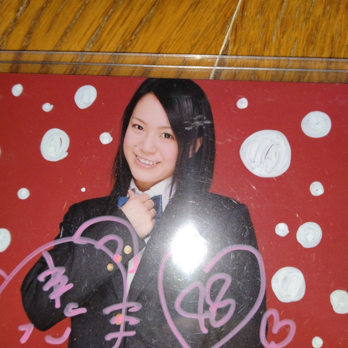 SKE48 小林絵末梨 生写真サイン カード シリアルナンバー入り SKE48 小林絵末梨 生写真サイン カード シリアルナンバー入り