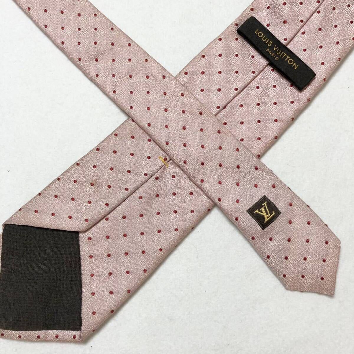 LOUIS VUITTON ルイヴィトン ネクタイ ドット シャドーダミエ 総 LOUIS VUITTON ルイヴィトン ネクタイ ドット シャドーダミエ 総