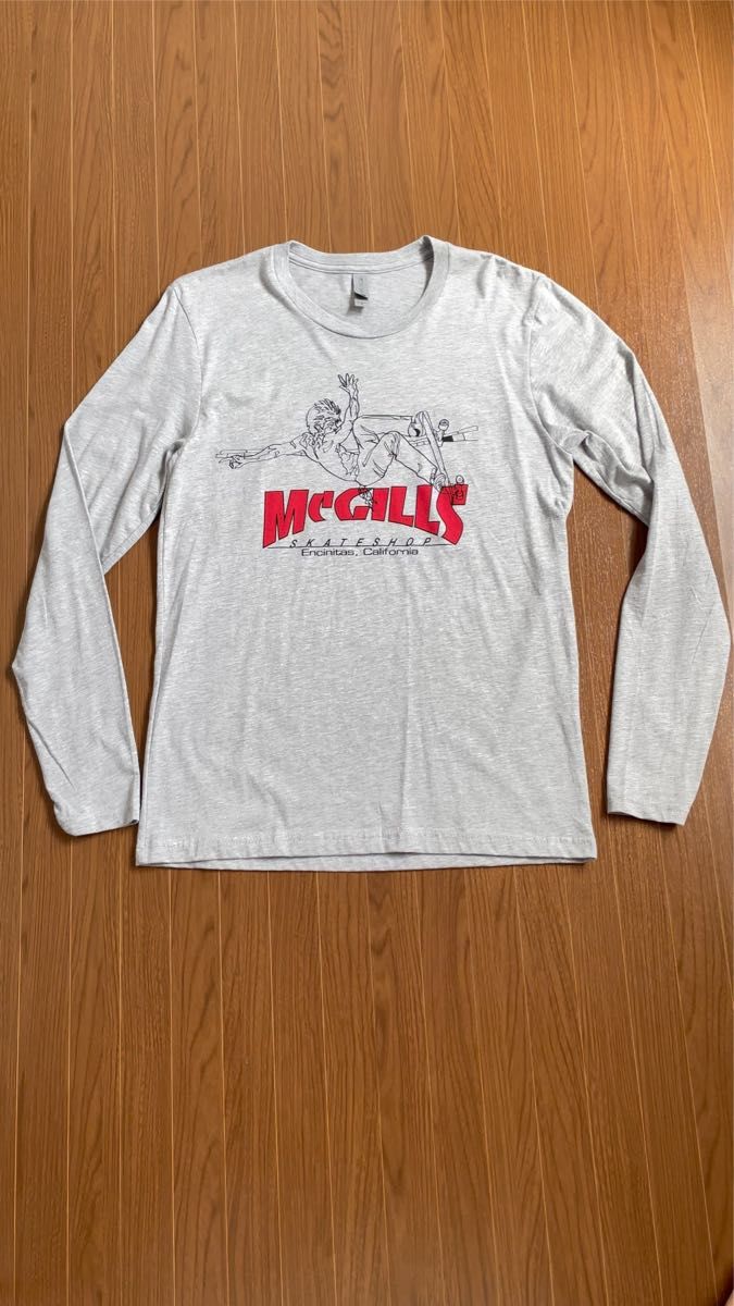 【日本未発売】MCGILLS SLASHER パウエル マイクマクギル ボーンズブリゲード メンズ ロンT レア Tシャツ 灰