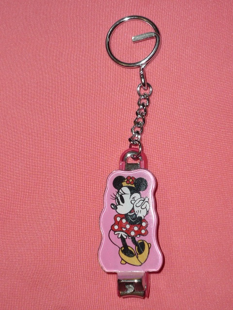 激レア！カワイイ?東京ディズニーランド ミニーマウス 爪切りキーホルダー☆