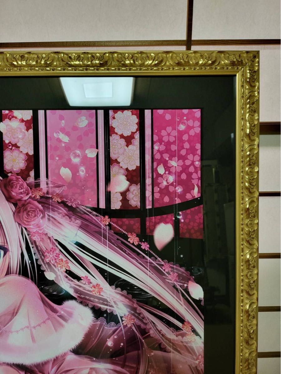 版画 てぃんくる 雪月華舞-凛- アールビバン ミクスドメディア 版画 てぃんくる 雪月華舞-凛- アールビバン ミクスドメディア
