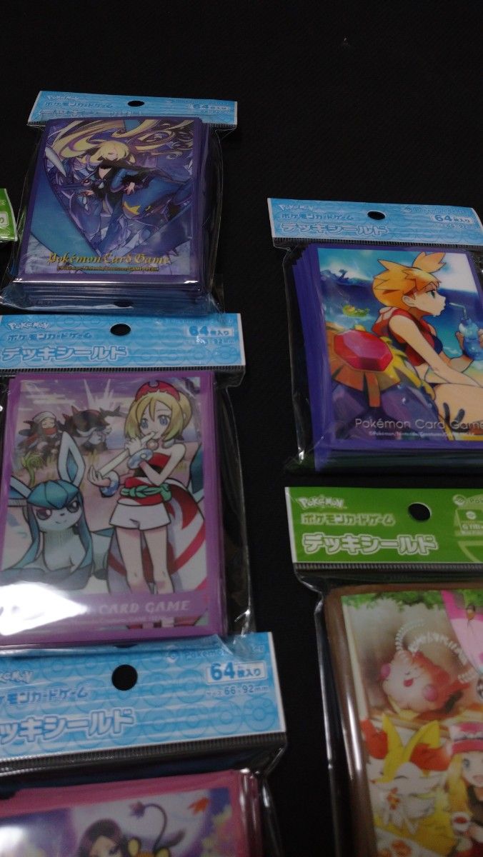 新品未開封】デッキシールド カスミ シロナ マーシュ 7点まとめ 新品未開封】デッキシールド カスミ シロナ マーシュ 7点まとめ