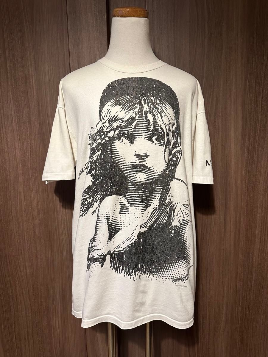 80s レ ミゼラブル ミュージカル Tシャツ ヘインズ タグ XL USA 80s レ ミゼラブル ミュージカル Tシャツ ヘインズ タグ XL USA