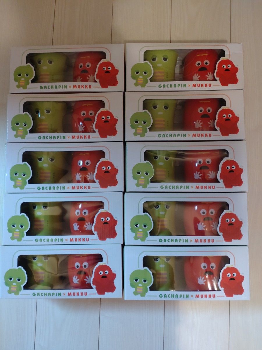 ガチャピン×ムック ペアマグカップ 10セット
