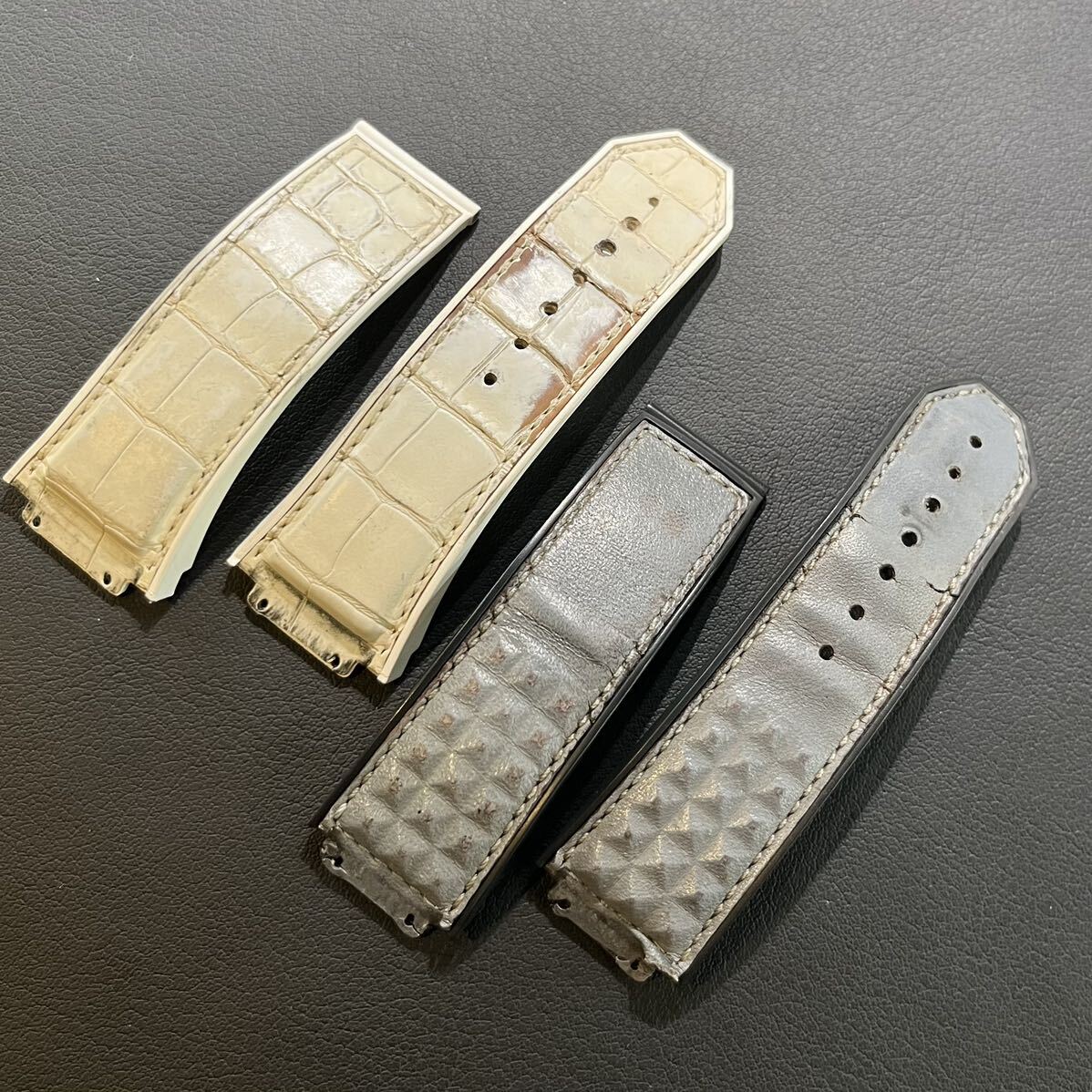 HUBLOT ウブロ 純正 ストラップ ベルト レザー ビッグバン キングパワー ブランド 時計 H-121