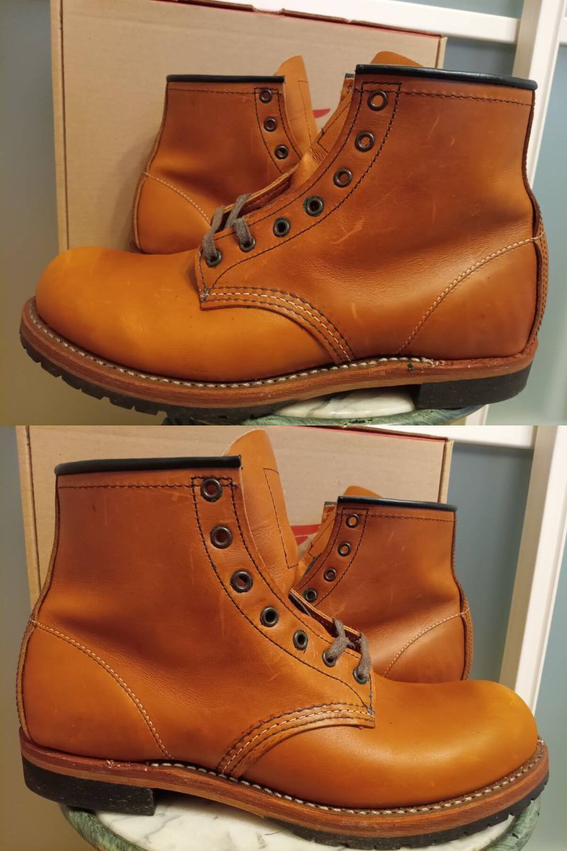 新品同様 REDWING レッドウイング 9013 BECKMAN ベックマン チェストナット Size 7.5 D 2966 茶芯 PT91 9268 2268 968 9060