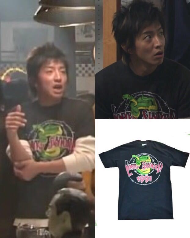 即決 希少 キムタク着 Lynyrd Skynyrd 1991年 Tシャツ プライド